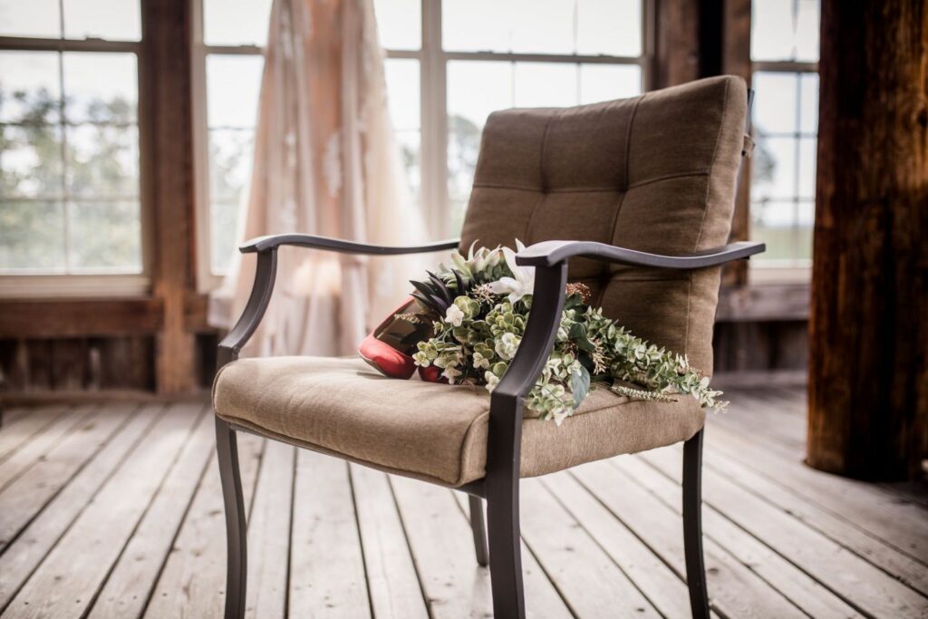 chaise de dÃ©coration rustique