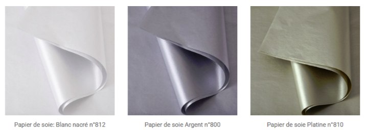 papier soie nacre