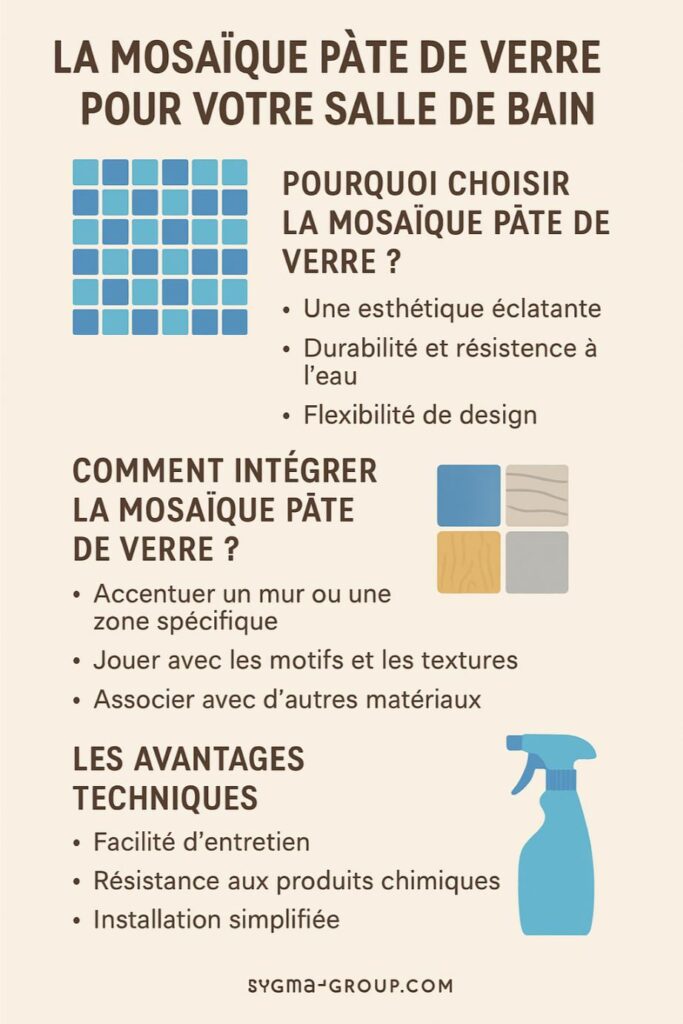 decoration mosaique pate verre